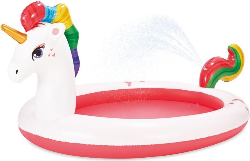 Summer Waves Planschbecken Einhorn 256 x 155 x 102 cm Produktbild 