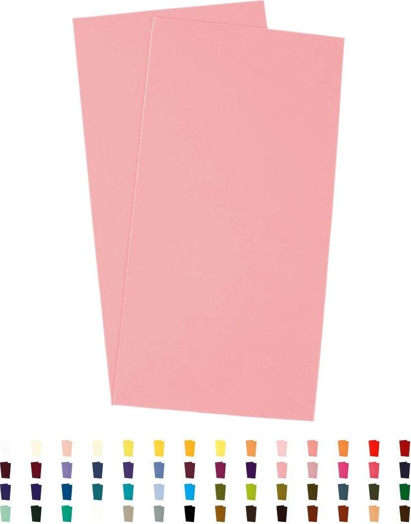 Sandras-Bastelladen Kerzen Verzierwachsplatten 2er Set - 200 x 100 x 0,5mm Rosa