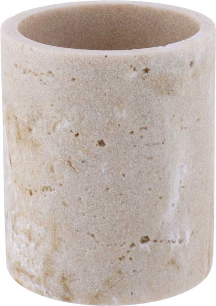 TENDANCE | Badezimmerbecher - GLAVAN - Beige - Praktisch, Hygienisch, Modern, Elegantes Design