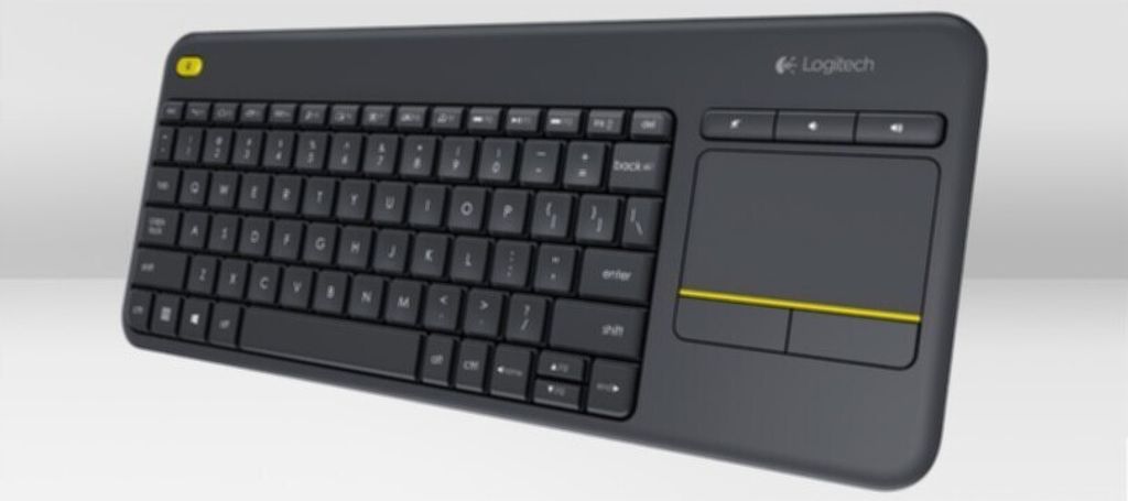 Bezprzewodowa klawiatura dotykowa Logitech K400 Plus czarna Zdjęcie produktu 19