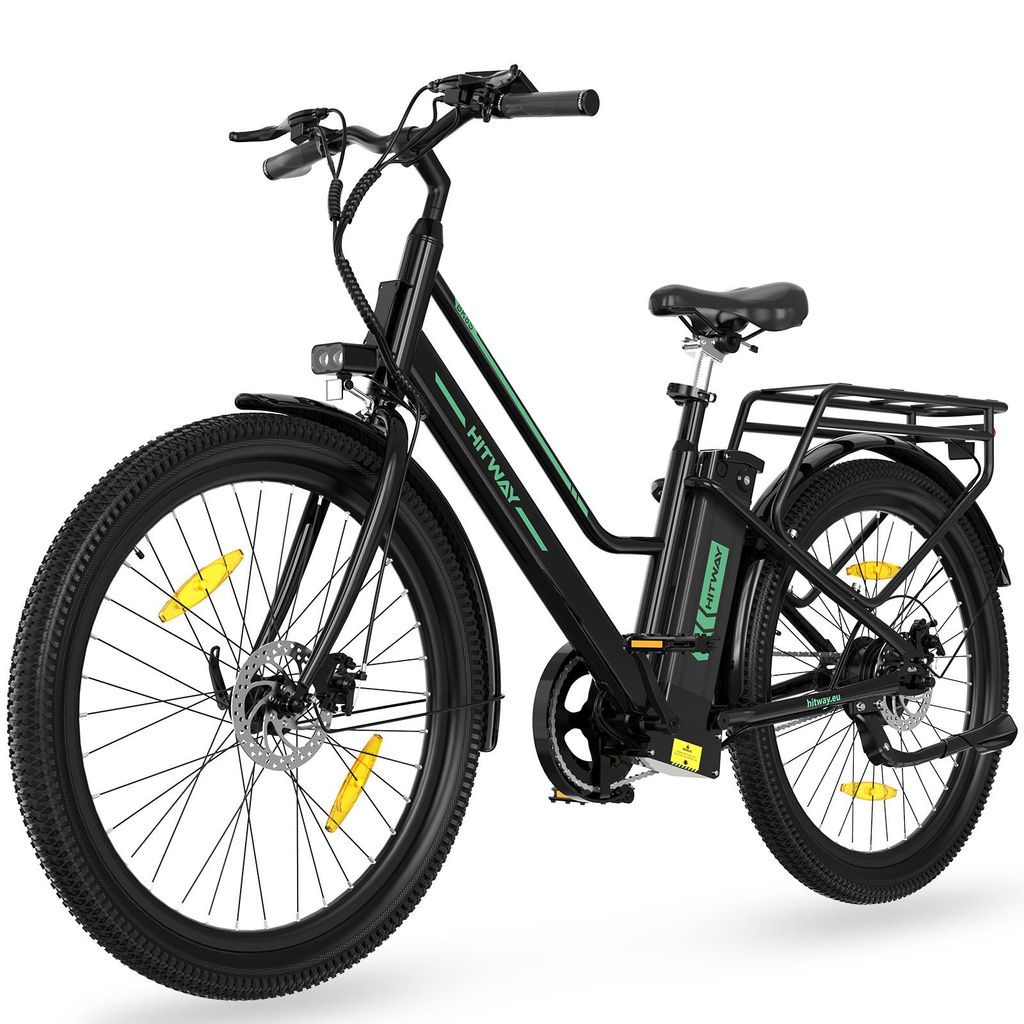 HITWAY E Bike Damen Herren 27,5 Zoll Elektrofahrräder Pedelec Citybike mit 250W Motor 36V 13AH Lithium-Ionen-Akku E-Fahrra