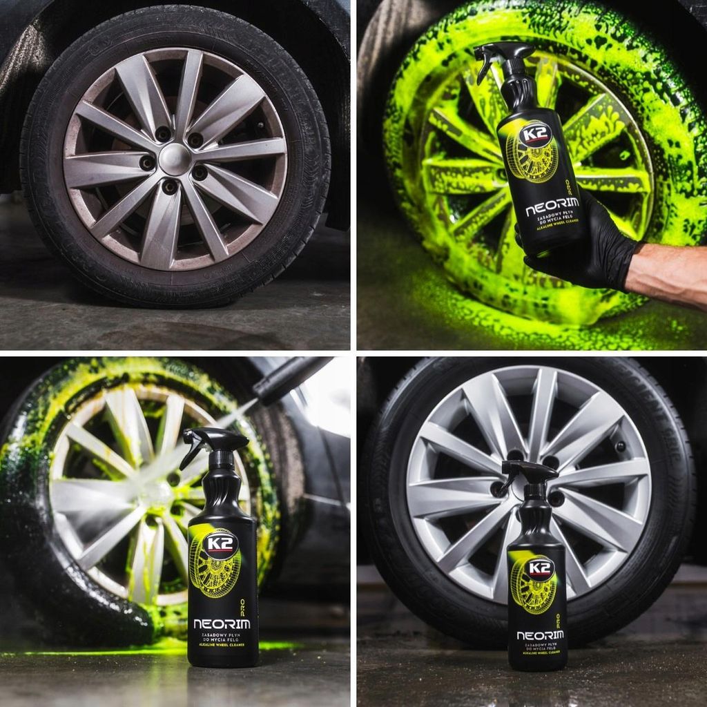 K2 Neorim Pro Detergente alcalino per cerchioni 1L Immagine del prodotto 