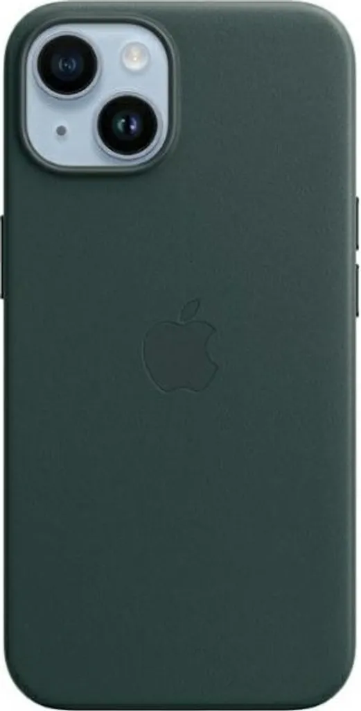 Protection iPhone 14 MagSafe en Cuir Vert Forêt Apple pour Usage Quotidien