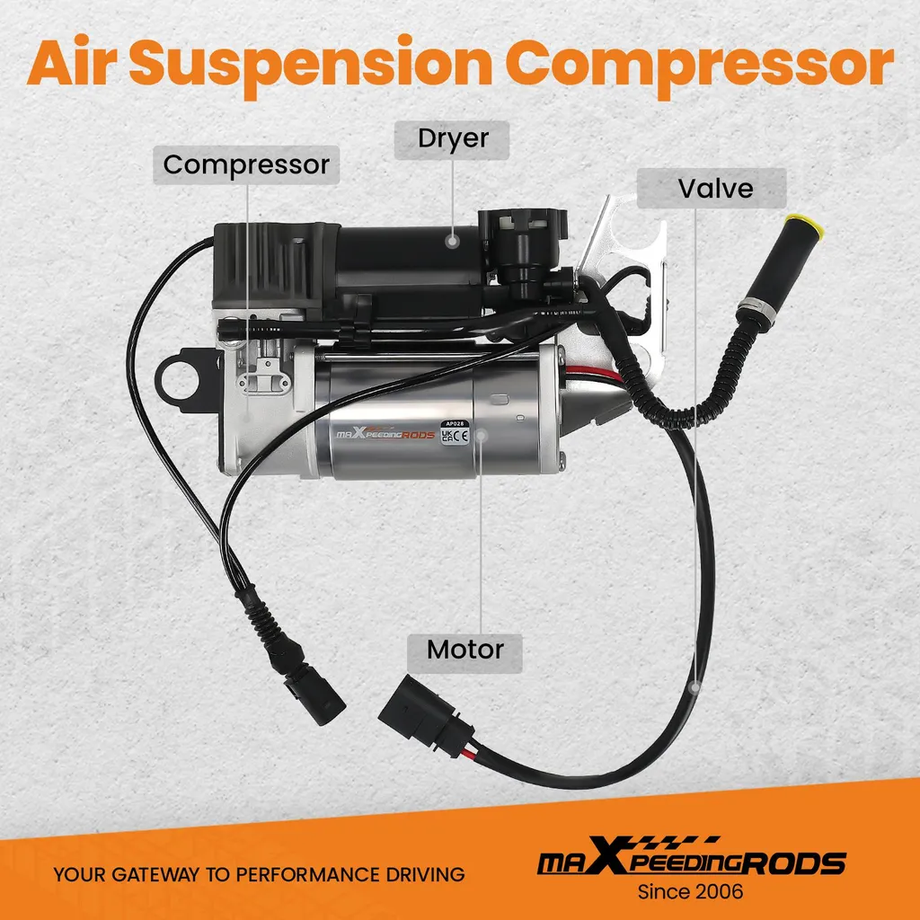 Compresseur suspension pneumatique pour rénovation châssis - 20 bars - 5