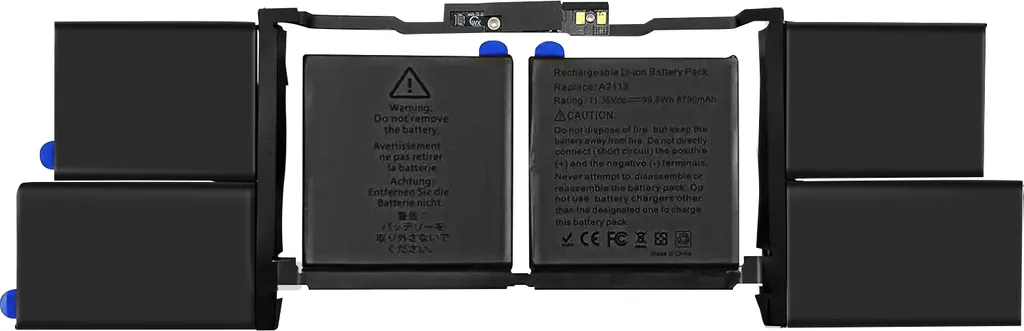 Ricambio Batteria MacBook Pro 16 A2141 Clappio 8700mAh High Capacity