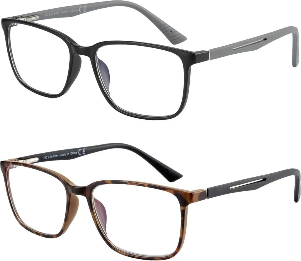 Occhiali Lettura Uomo TR90: Robusti, Leggeri e Anti Luce Blu!