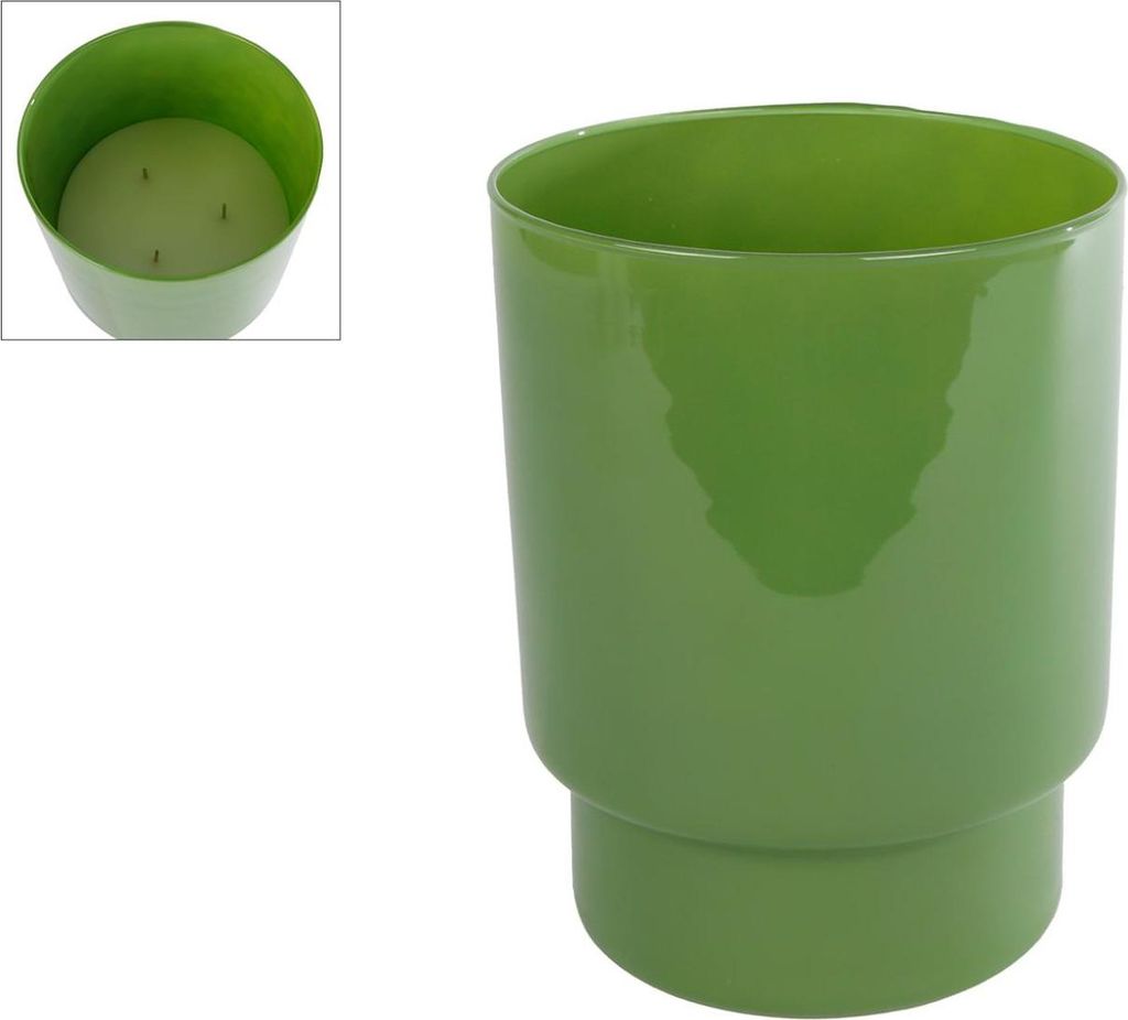Keine Feuerkerze 3-Docht 40 Stunden 14x14x18,5 cm | 2 Stk