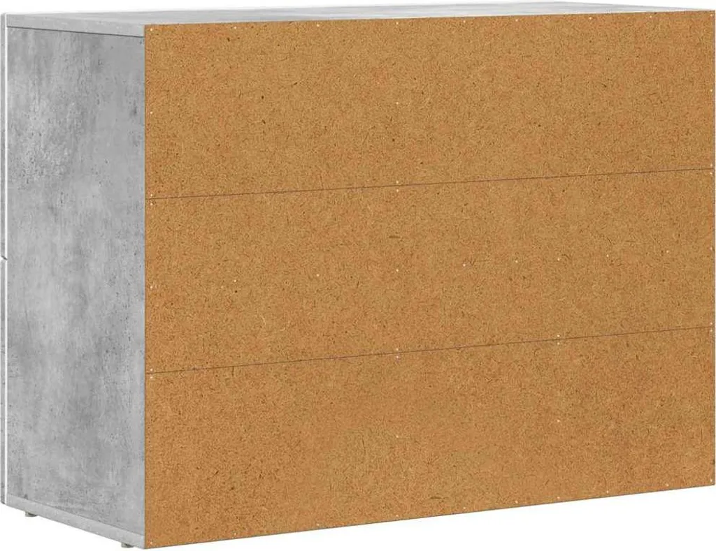 SYFAX Credenza Grigio Cemento 80.5x35x59 cm | Madia Moderna Multistrato - 8