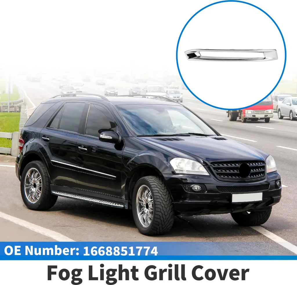 Cache Inférieur de Pare-chocs Argent pour Mercedes X166 GL 2013-2016