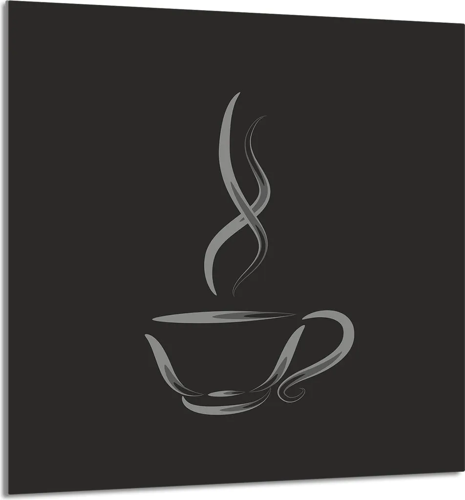 Pannello Vetro Cucina 60x65 Caffè - Accessorio Design Multi-uso