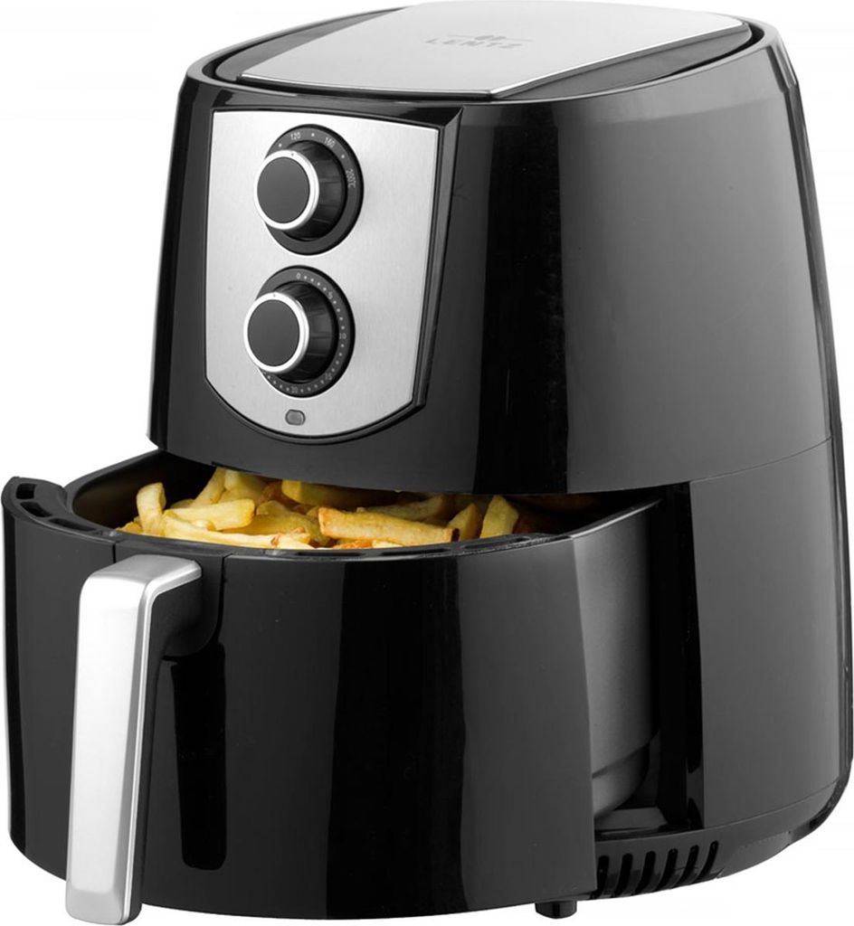 Heißluft-Fritteuse 4,4 Liter 1400 W Schwarz Michelino