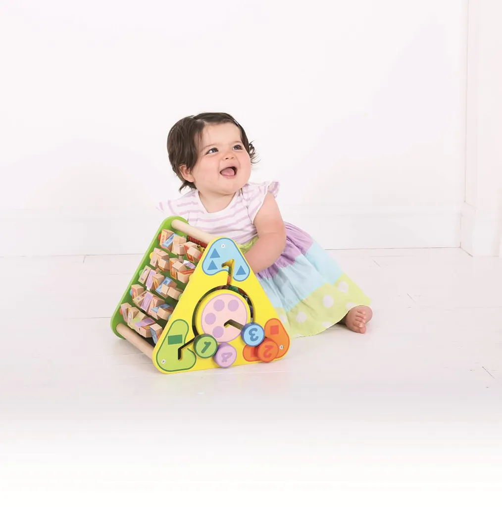 Triangle d'Éveil Alphabet Anglais Bigjigs Baby en Bois Durable - 20