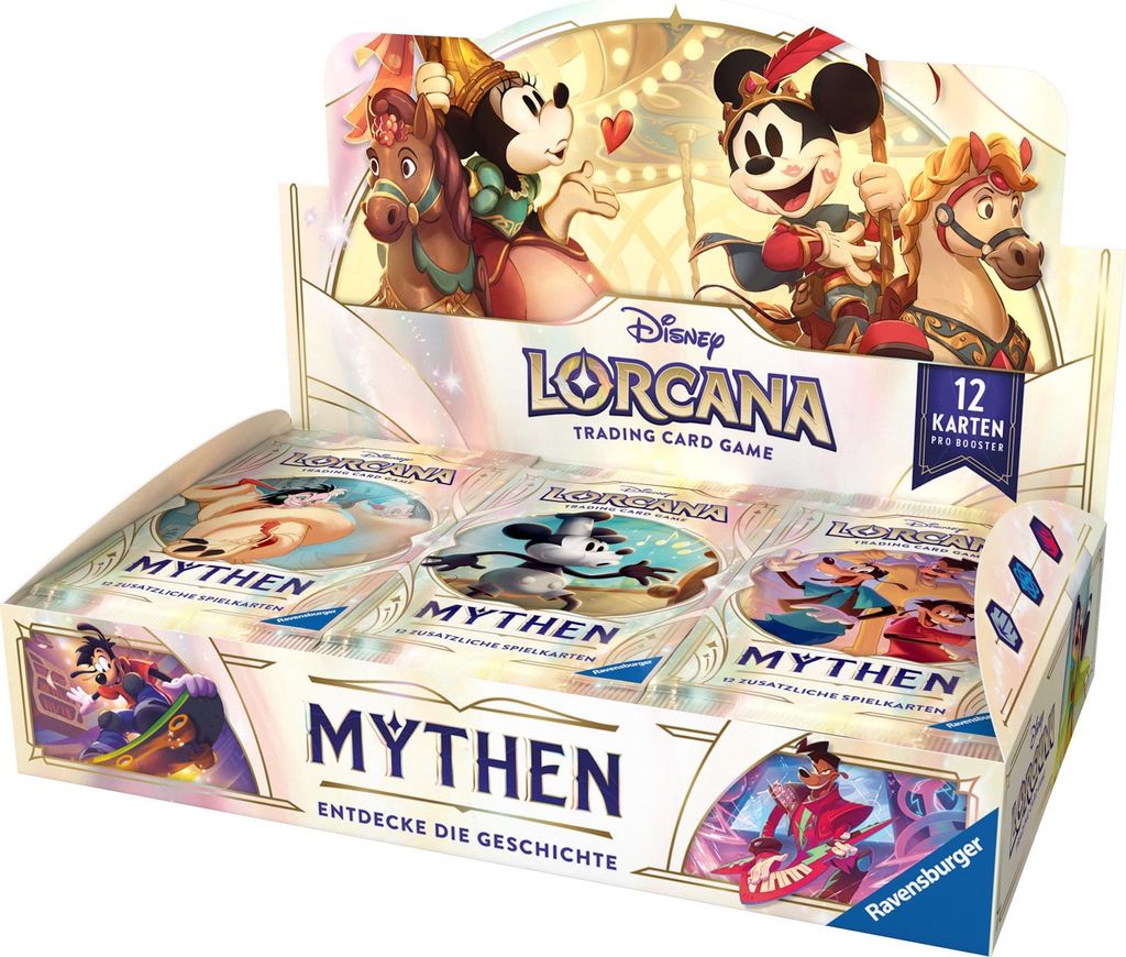 Disney Lorcana Mythen Booster Display (24 Packs) Deutsch