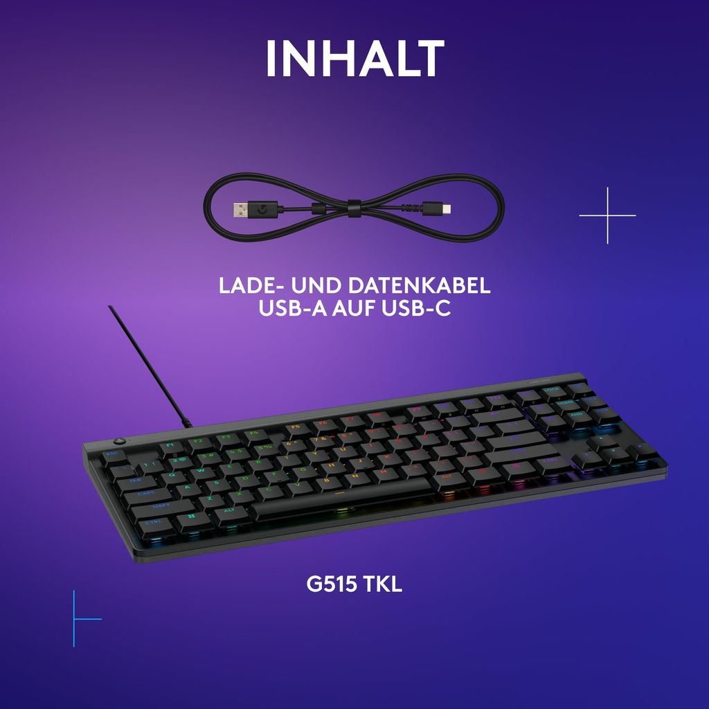 Logitech G G515 - Tastiera - TKL - Retroilluminata - USB - Immagine del prodotto 