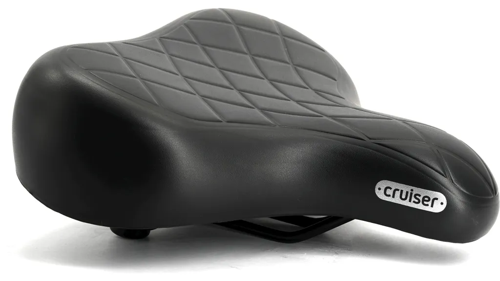 Selle Vélo Confort XXL Selle Royal Cruiser Noire pour Longue Balade