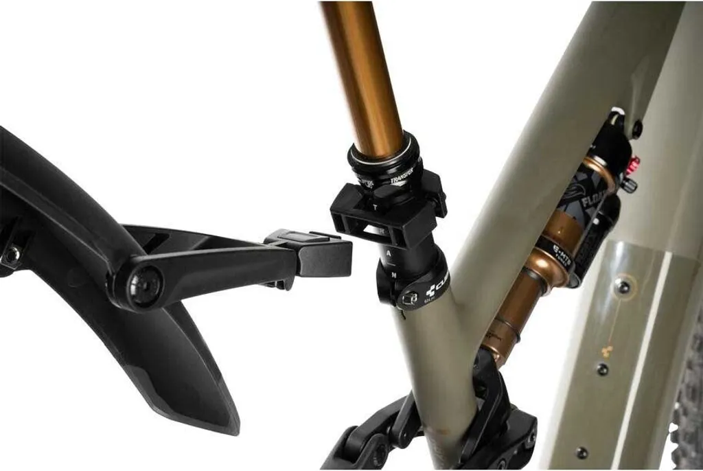 Solution anti-boue : Garde-boue arrière Acid Vane Pro Click Argent VTT