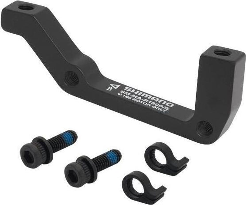 Shimano IS/PM Scheibenadapter hinten 180mm schwarz Produktbild 
