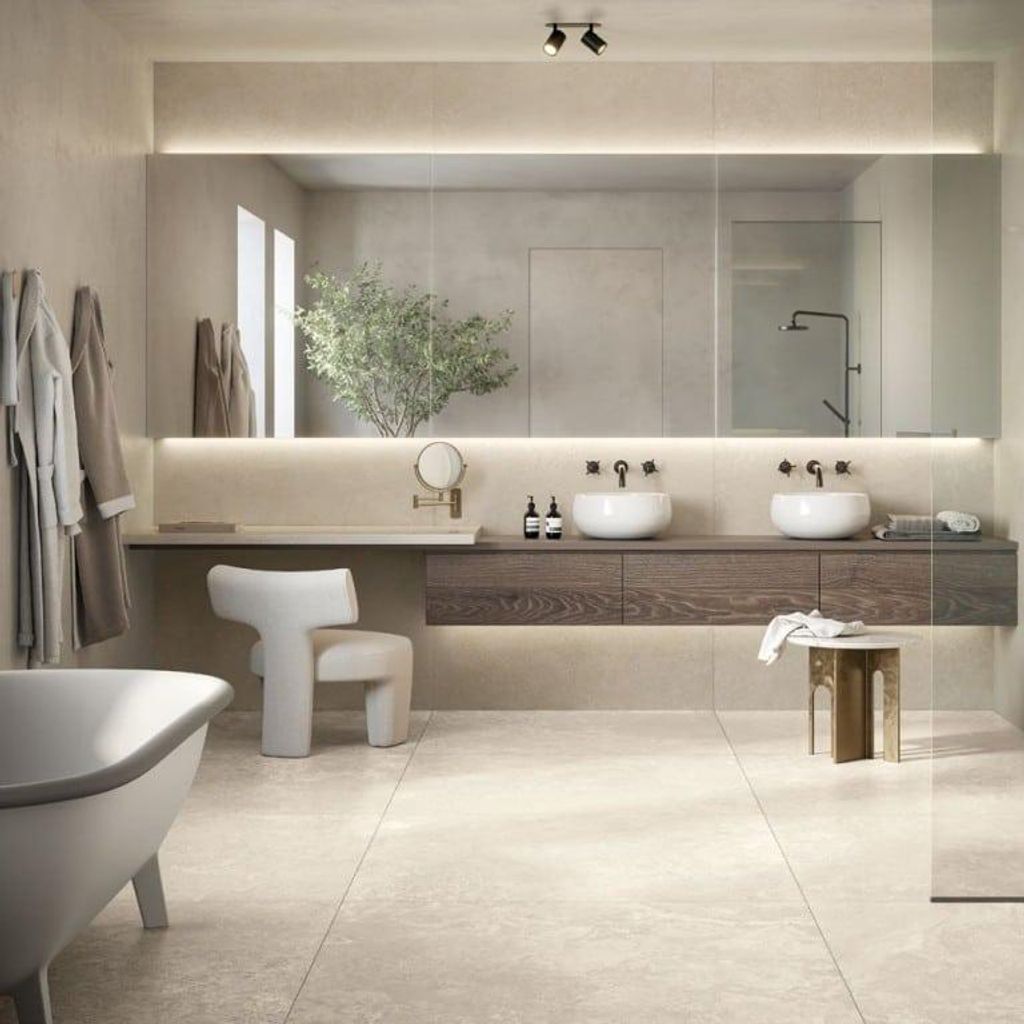 Fliesen Marmoroptik Beige 60x120 cm CASA39 La Faenza Couture