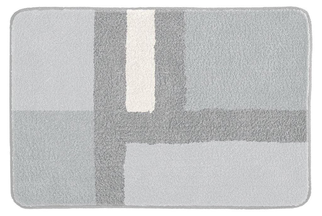 Kleine Wolke Badteppich ARIANA Kiesel 65 x 115 cm