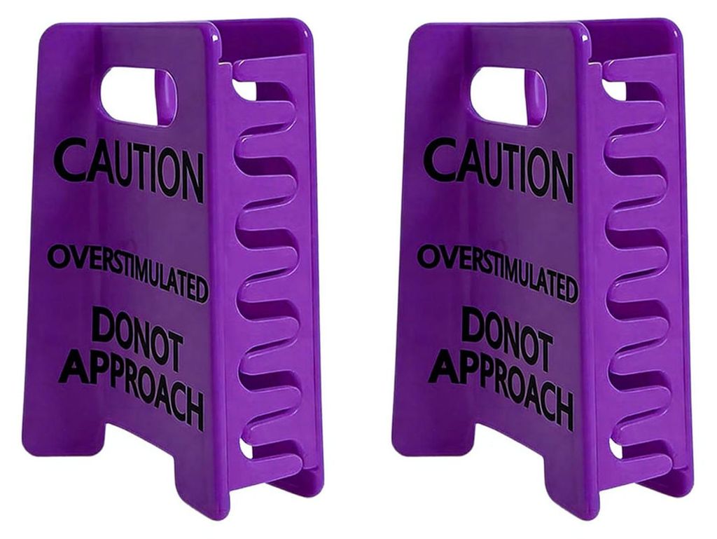 1/2 Stück Warnschild-Haarspange mit starkem Halt für dickes Haar, lustige gelbe Haarspange mit Warnhinweis, Haaraccessoires