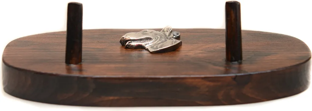 Porta Medaglie Cani Bull Terrier II Art-Dog: Design Esclusivo Argentato
