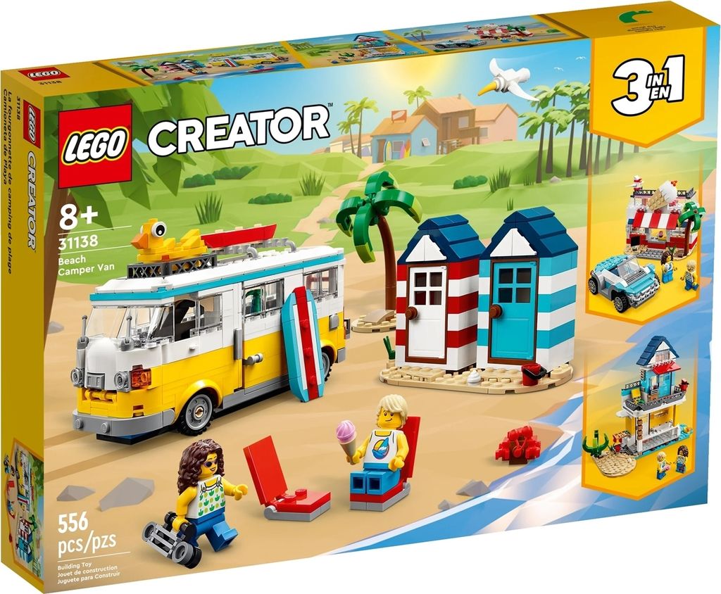 LEGO Creator Plážový karavan, Stavebnica, 8 rok / roky, Obrázok produktu 