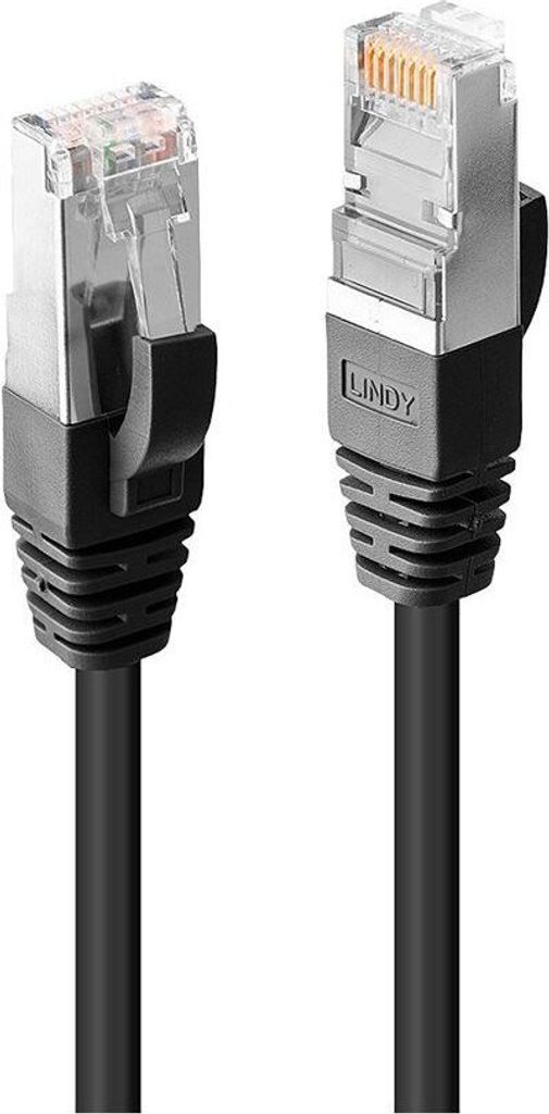 LINDY Patchkabel Cat6 SSTP / S/FTP PIMF schwarz 20m