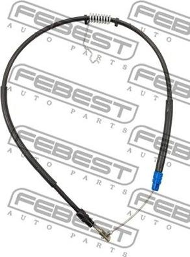 FEBEST 2199-TT9LRH Seilzug, Handbremse OE 1371461 kompatibel mit Transit