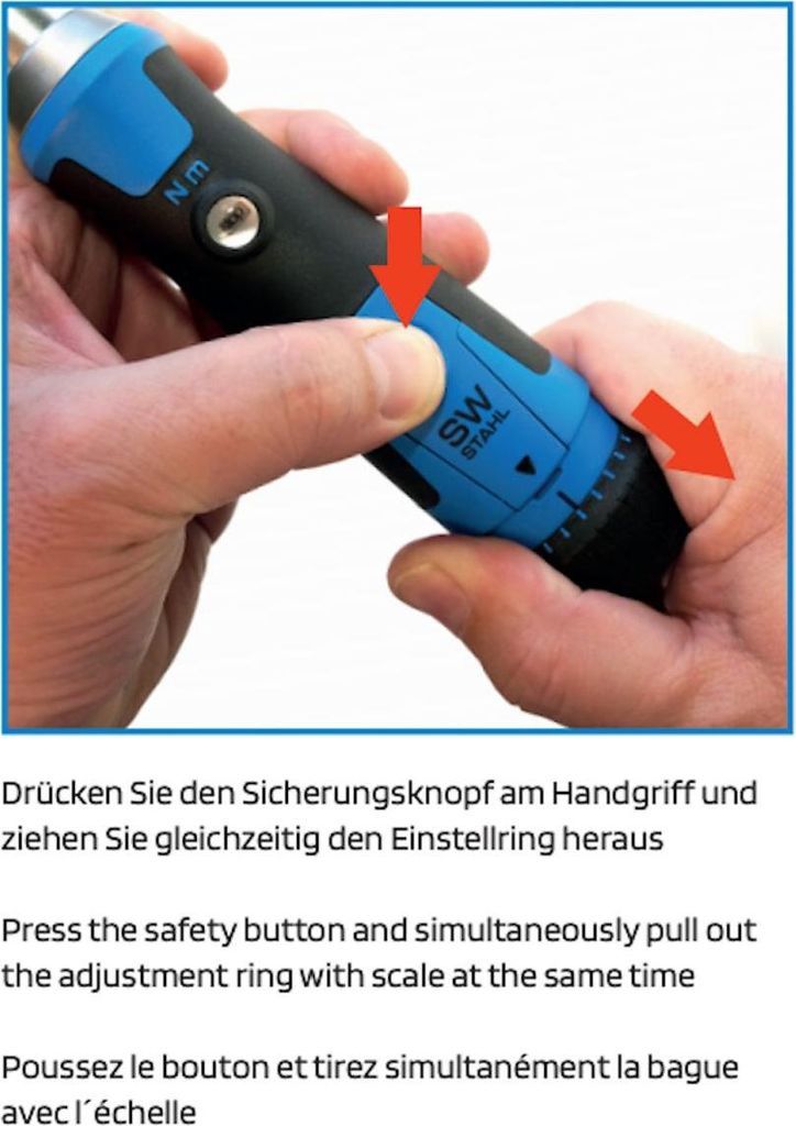 SW-Stahl 03876L Profi Drehmomentschlüssel, 3/4", 110-550 Nm