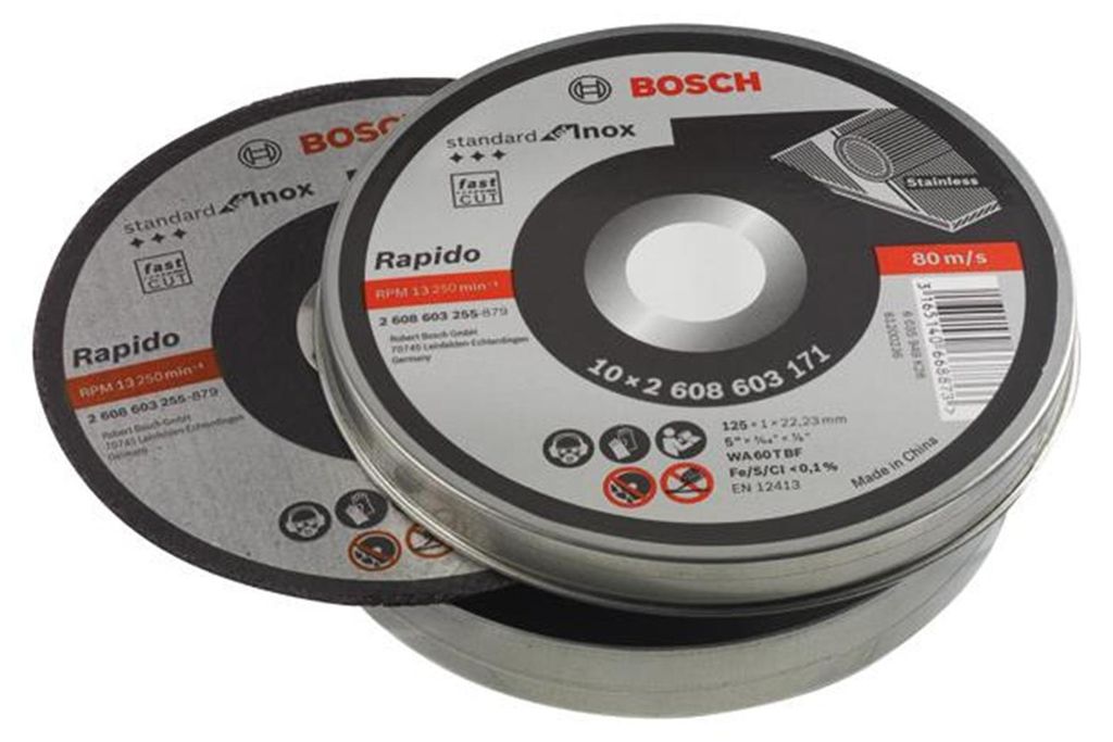 Boite de 10 disques à tronçonner Rapido Ø 125 mm spécial Image du produit 