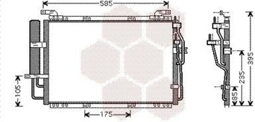 Condenseur de Climatisation HYUNDAI MATRIX FC pour un Air Frais Durable