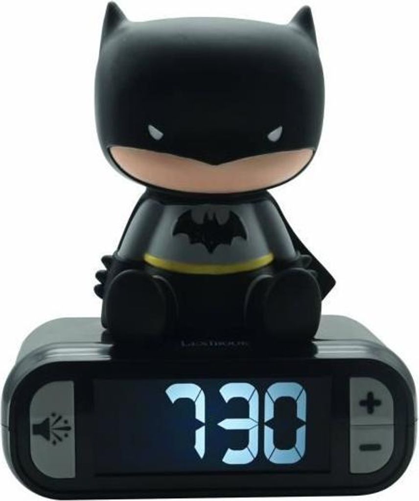 Réveil Veilleuse Digital Batman LEXIBOOK, 3D Lumineux et Image du produit 