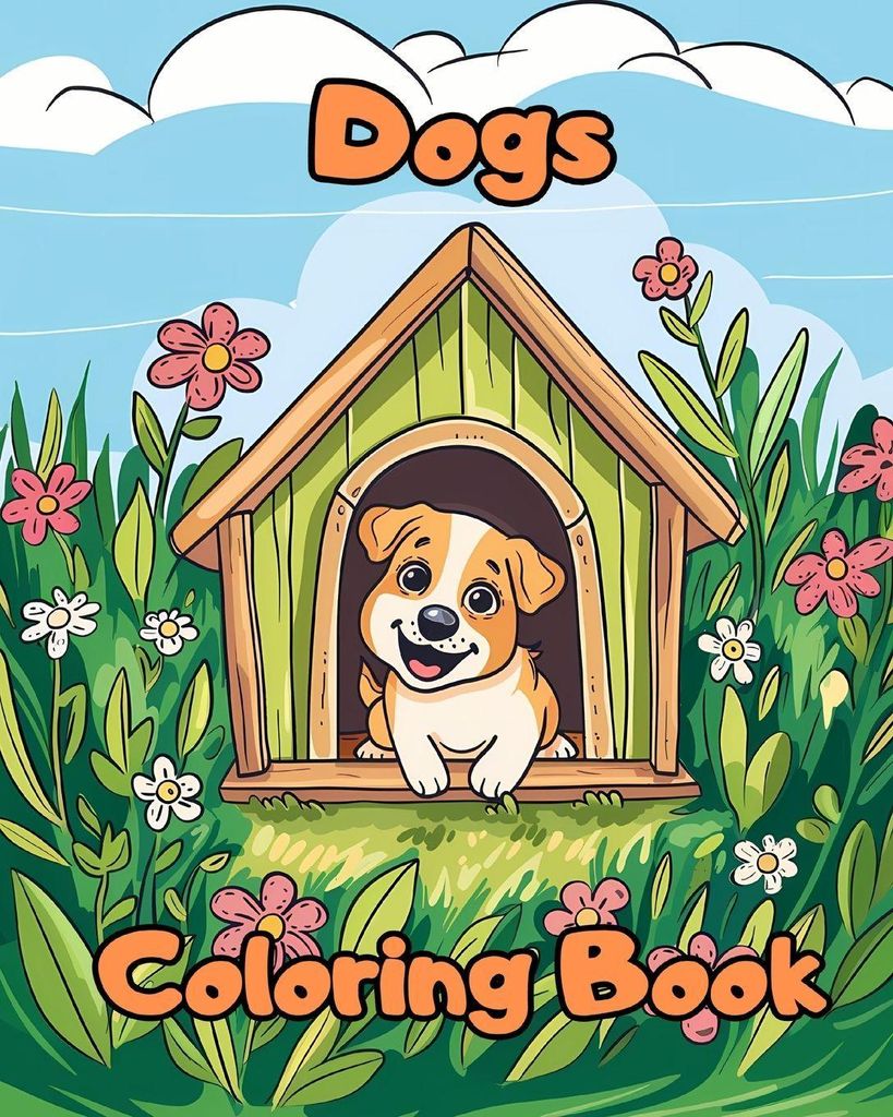 Dogs Coloring Book