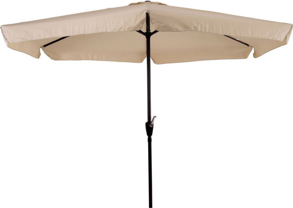 Lesli Living Sonnenschirm "Gemini Ecru" Ecru ø 300 cm