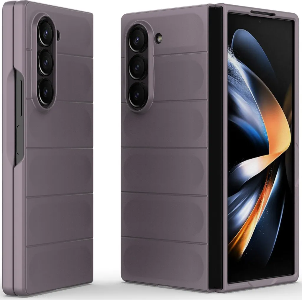 Cover Slim per Galaxy Z Fold 6 Viola Opaco | Custodia Rigida PC Premium
