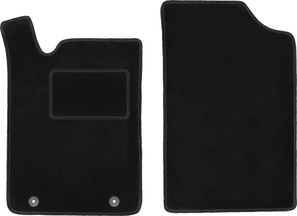 Wielganizator tappetini auto velours anteriori adatto per Citroen Xantia X1 / X2 (1993-2001, station wagon, kombi, liftback) neri, set 2 pz, con fissaggi