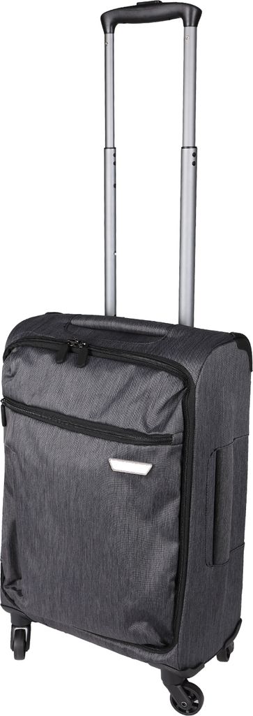 Trolley Bordcase Koffer Reisekoffer Weichgepäck ultraleicht Grau