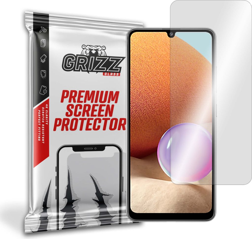Hybriertes Glas GrizzGlass HybridGlass für Samsung Galaxy A32 4G