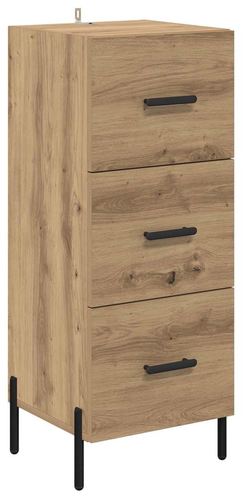 Sideboard Artisan-Eiche 34 x 34,5 x 90 cm Holzwerkstoff