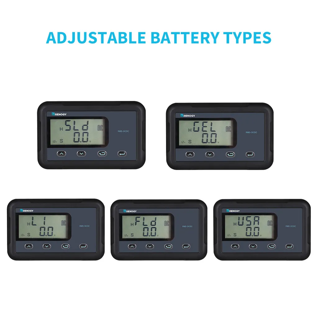 Écran LCD rétro-éclairé avec interface conviviale pour chargeur MPPT - 5
