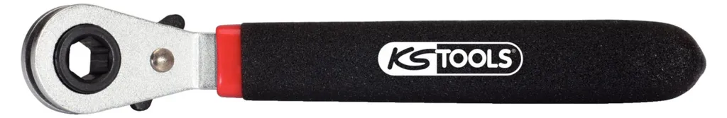 Clé à cliquet porte-embout 5/16 KS Tools 140.2182 pour serrage manuel