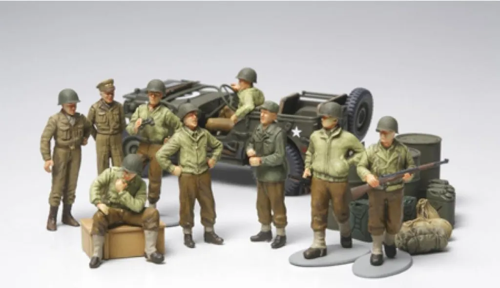 Tamiya 32515 Willys MB Jeep Militaire Américaine 1/48 avec Figurines