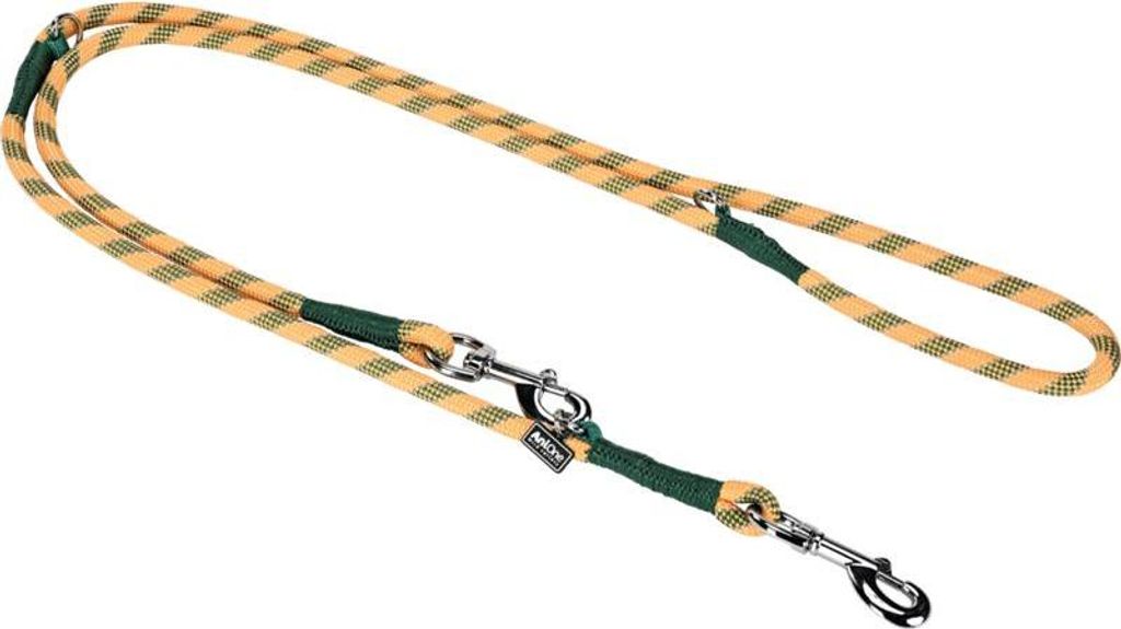 AniOne Laisse réglable corde S–L jaune Image du produit 