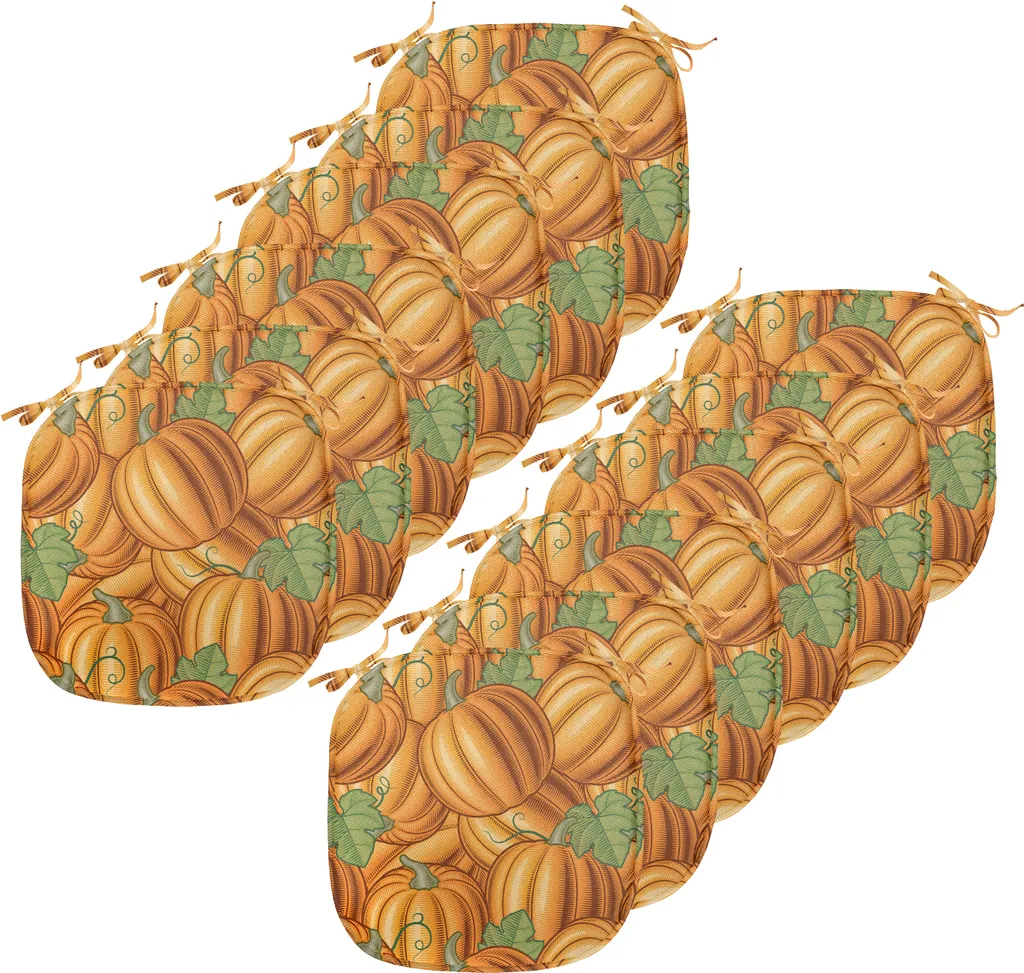 Cuscini Sedie Zucche ABAKUHAUS Impermeabili Pack 12 per Famiglia
