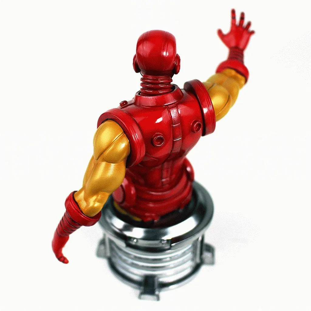 Statuette Iron Man 17cm en Résine - Objet de Décoration Marvel de Luxe