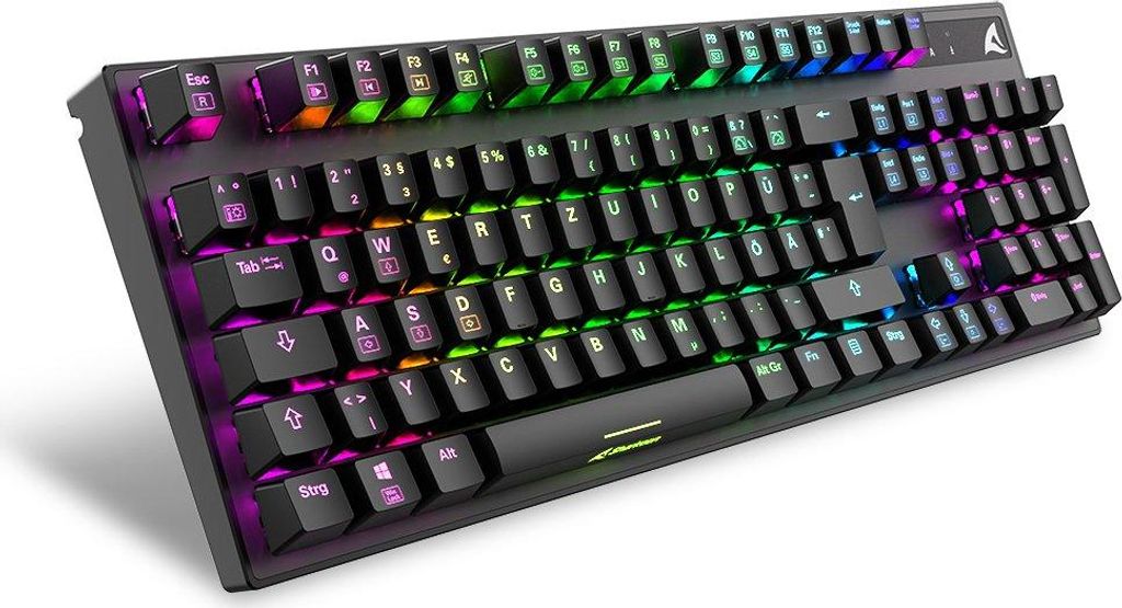 SKILLER SGK20 (schwarz, DE-Layout, Huano Red) Produktbild 