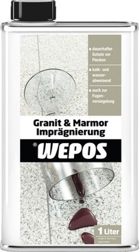 Granit und Marmor Imprägnierung Wepos 1 L Produktbild 