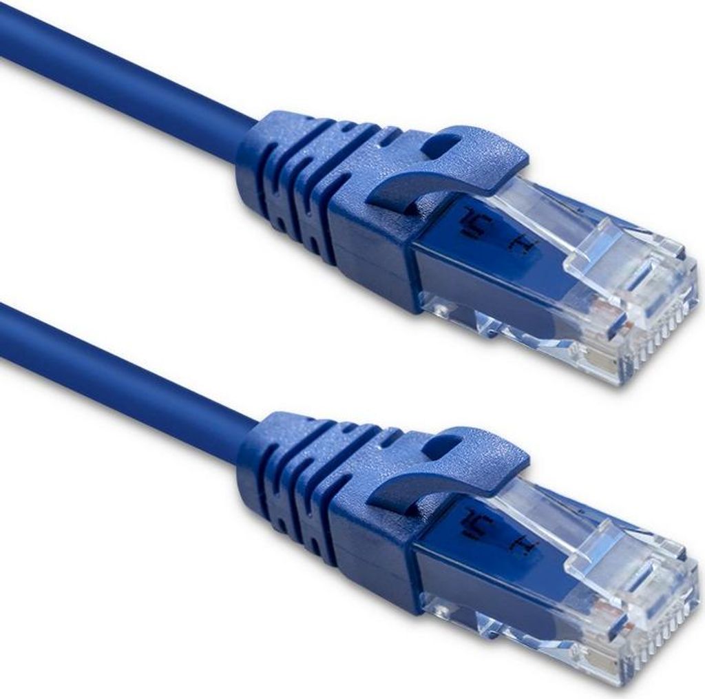 Qoltec UTP-Patchkabel | CAT6 | 2 x RJ-45 | 1 m | Hochgeschwindigkeit | Gold