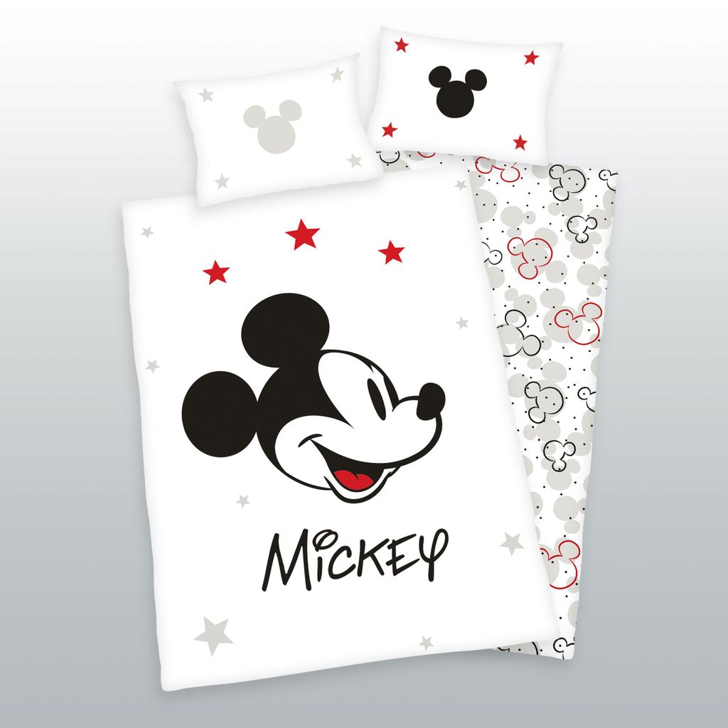 HERDING Disney Mickey Mouse Kleinkindbettwäsche-Set Produktbild 