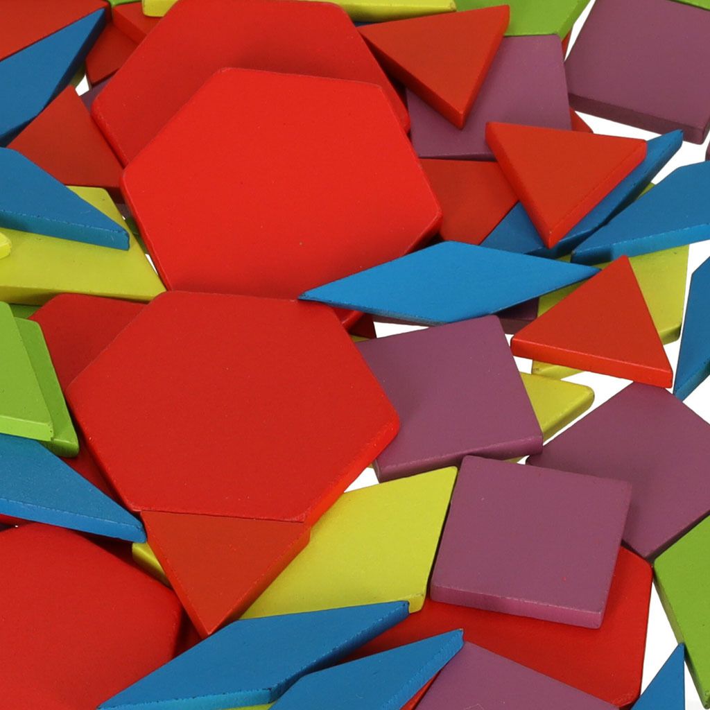 Montessori puzzle dřevěné tvary 155el. Obrázek produktu 10